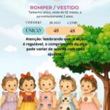 Romper Vestido Infantil Belli Melancia Vermelho