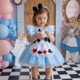 Romper Vestido Infantil Belli Alice no País das Maravilhas