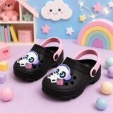 Babuche Infantil StarPink Pandinha Preto
