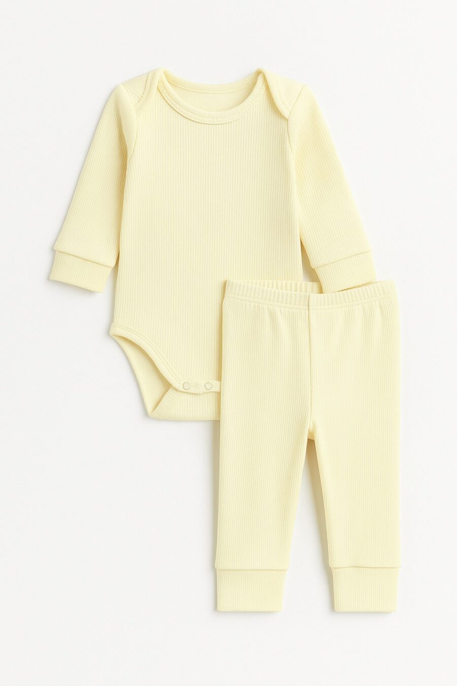 Conjunto Body e Calça Bebê Canelado Top Chot
