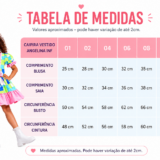 Vestido Caipira Infantil Alícia Poá Rosa Festa Junina