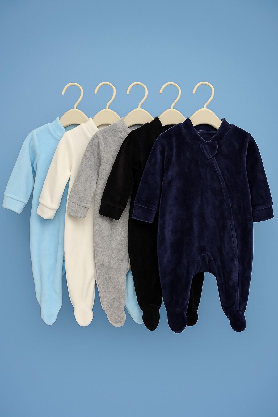 Kit 4 Macacões Plush Bebê Maternidade Menino ou Menina
