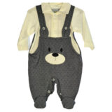 Macacão Longo Bebê Malha 100% Algodão Ed Baby