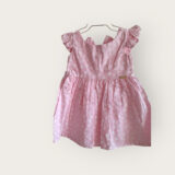 Vestido de Bebê Estampado com Calcinha Tapa Fralda Algodão