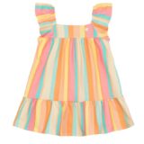 Vestido Infantil Menina Cotton Estampado Brandili
