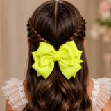 Laço Infantil Belli Amarelo Neon