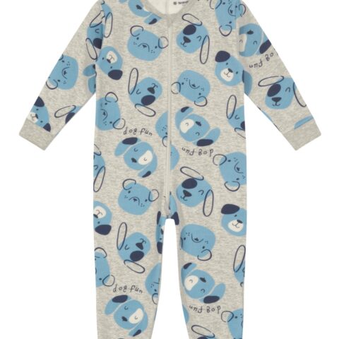 Macacão Infantil Moletom Flanelado Brandili com Zíper