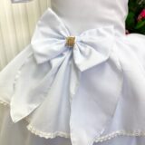 Vestido Infantil Longo Banana Club Safira Branco
