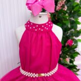 Vestido Infantil Longo Banana Club Âmbar Pink