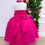 Vestido Infantil Longo Banana Club Âmbar Pink