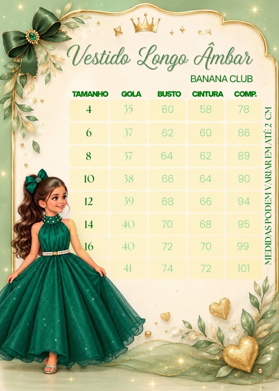 Vestido Infantil Longo Banana Club Âmbar Rosa Chiclete