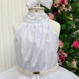 Vestido Infantil Longo Banana Club Âmbar Branco