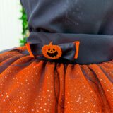 Vestido Fantasia Infantil Mini Miss Abóbora Encantada
