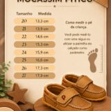 Mocassim Infantil Pitico Raul Marrom Tamanhos 20 ao 27