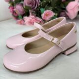 Sapatilha Social Infantil StarPink Cristal Verniz Nude Rosa