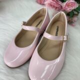 Sapatilha Social Infantil StarPink Cristal Verniz Nude Rosa