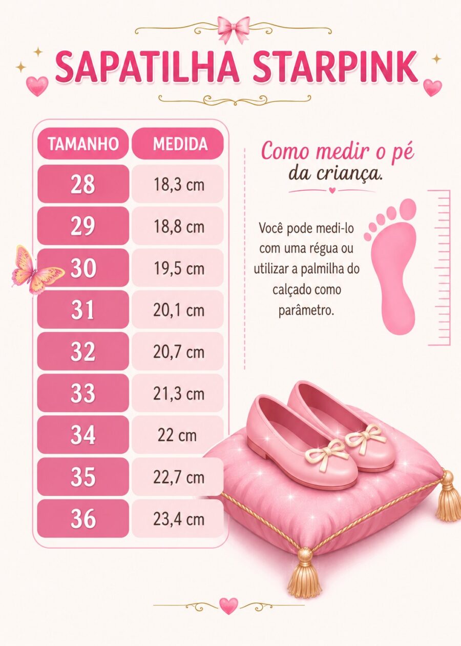 Sapatilha Social Infantil StarPink Cristal Verniz Nude Rosa