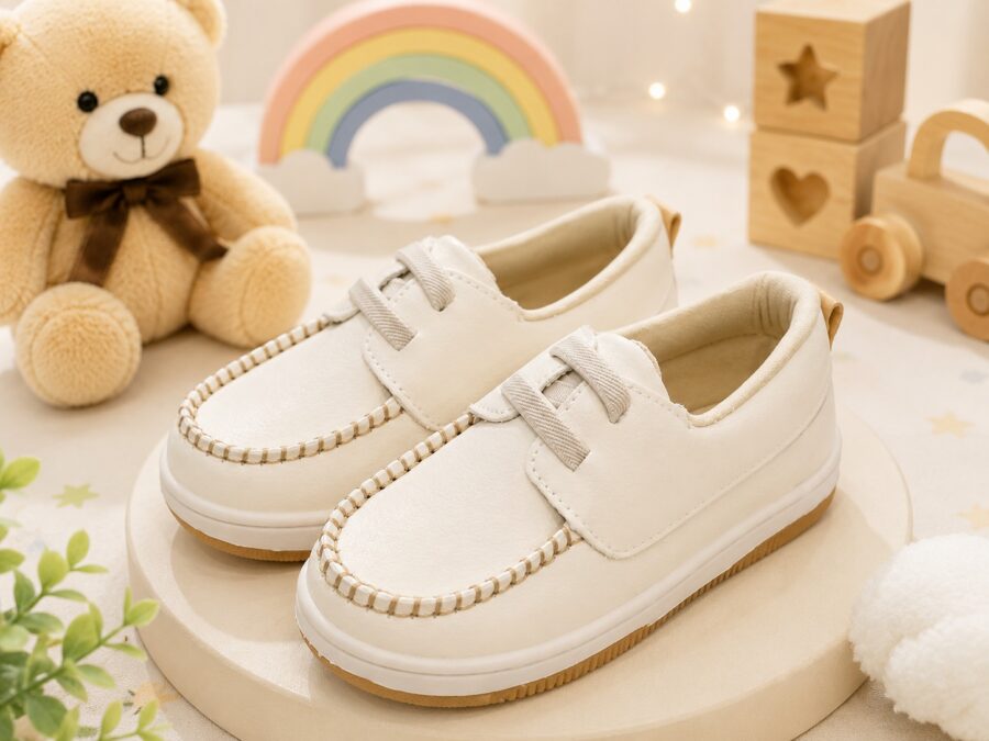 Tênis Social Infantil Pitico Arthur Marfim
