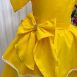 Vestido Infantil Longo Banana Club Safira Amarelo