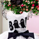 Vestido Fantasia Infantil Mini Miss Fantasminha Boo