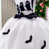 Vestido Fantasia Infantil Mini Miss Fantasminha Boo