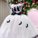 Vestido Fantasia Infantil Mini Miss Fantasminha Boo