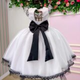 Vestido Fantasia Infantil Mini Miss Fantasminha Boo