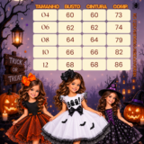 Vestido Fantasia Infantil Mini Miss Fantasminha Boo