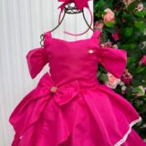 Vestido Infantil Longo Banana Club Safira Pink