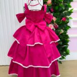 Vestido Infantil Longo Banana Club Safira Pink
