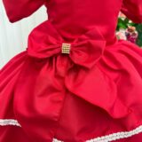Vestido Infantil Longo Banana Club Safira Vermelho