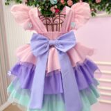 Vestido Infantil Banana Club Floresta Encantada Rosa