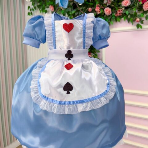Fantasia Infantil Belli Doce Realeza Mundo Encantado Azul