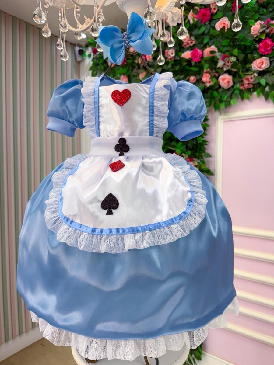 Fantasia Infantil Belli Doce Realeza Mundo Encantado Azul