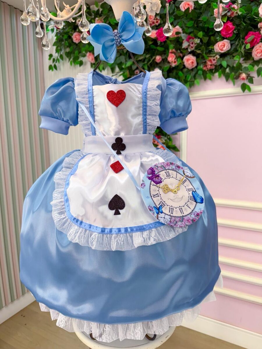 Fantasia Infantil Belli Doce Realeza Mundo Encantado Azul