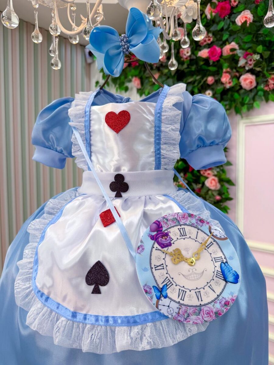 Fantasia Infantil Belli Doce Realeza Mundo Encantado Azul