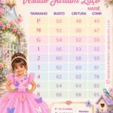 Vestido Infantil Jardim Encantado Marie Rosa com Laço