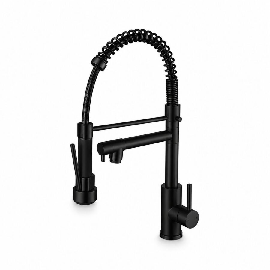 Torneira Monocomando Gourmet com Mola 2 Saídas 50 cm