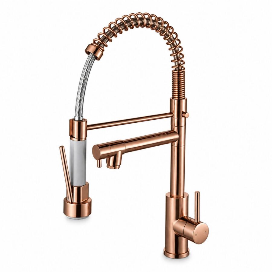 Torneira Monocomando Gourmet com Mola 2 Saídas 50 cm