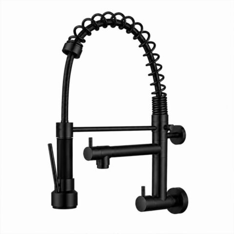 Torneira Gourmet de Parede com Mola 2 Saídas Água Fria 42 cm