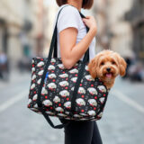 Bolsa Pet Amora 2 em 1 Impermeável Pop Dog Preto
