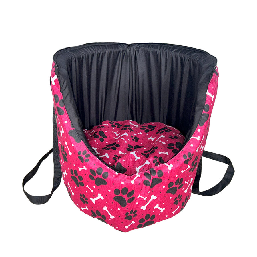 Bolsa Pet Amora 2 em 1 Impermeável Pop Dog Pink
