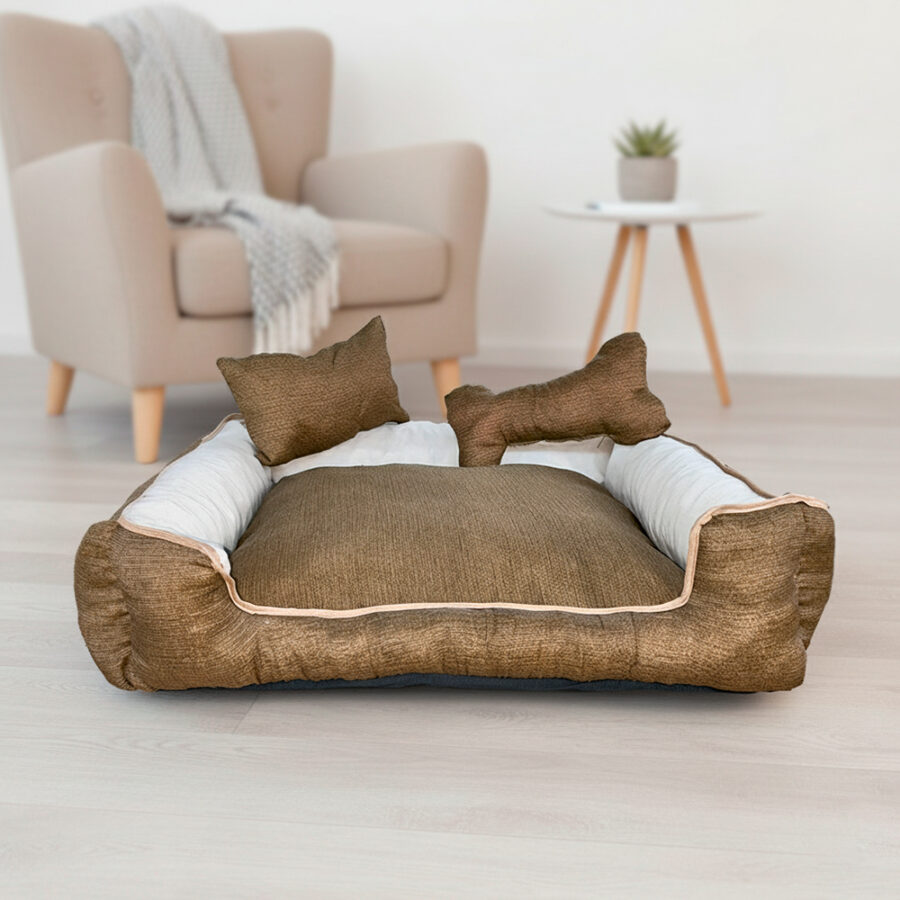 Cama Pet Gorgopet Impermeável Pequena Cacau