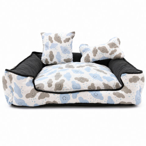 Cama Pet Onix Impermeável Média Nuvem