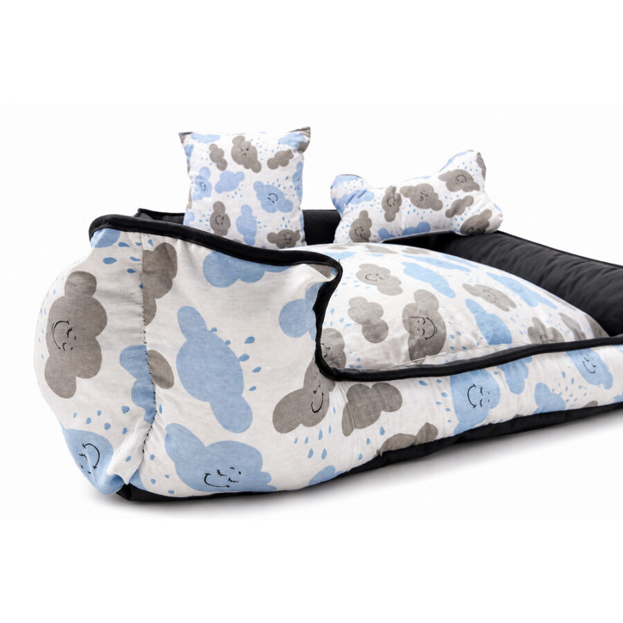 Cama Pet Onix Impermeável Média Nuvem