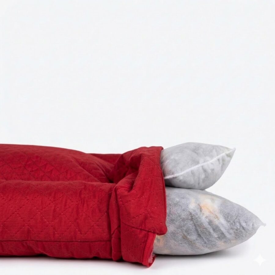 Colchonete Pet Robson Duplo Impermeável Pequeno Vermelho