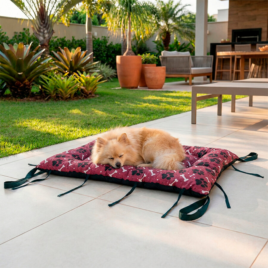Colchonete de Transporte Pet Hanna 2 em 1 Impermeável Pink