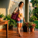 Colchonete de Transporte Pet Hanna 2 em 1 Impermeável Pink