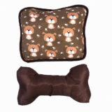 Edredom Pet Lexie Dupla Face Estampado 3 Peças Avelã