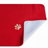 Kit Peseira Pet Impermeável Cama Casal 4 Peças Vermelha